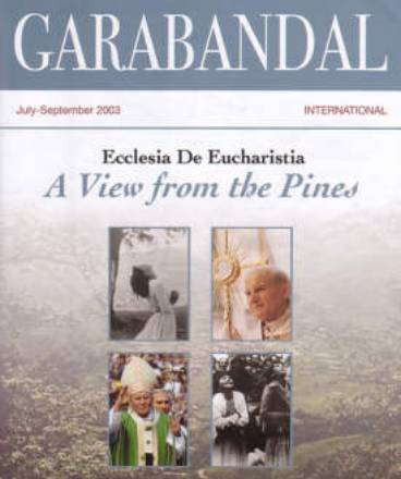 Magazine cover titled "Garabandal" with images.